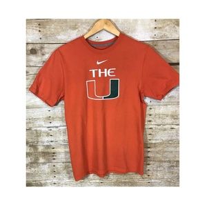 Nike Men's Short Sleeve T-Shirt Orange Size M